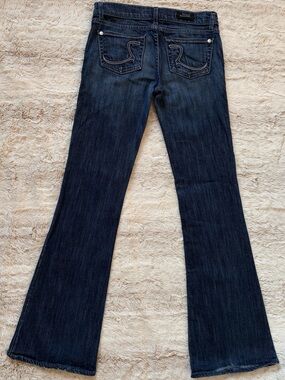 Y2K Rock & Republic RARE Vintage Low Rise Flare Jeans McBling It Girl Going Out